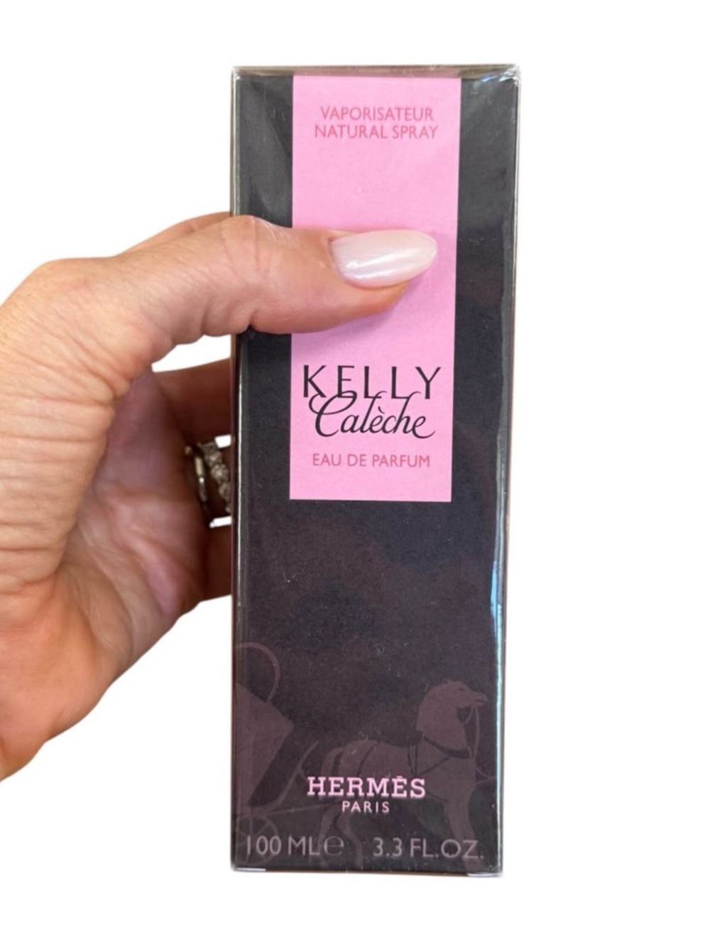 Hermès Kelly Caleche Eau de Parfum - Black & Pink Box